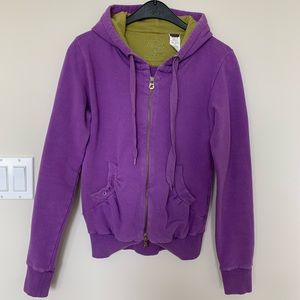 KILLAH by Miss Sixty Purple zip-up Hooded Jacket